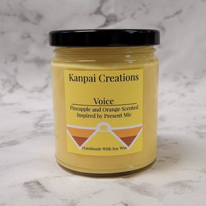 Voice, Pineapple and Orange Scented, Anime Candle