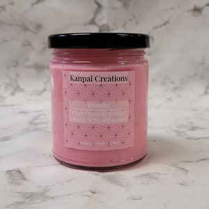 Imouto, Cherry Blossom Scented, Anime Inspired Candle