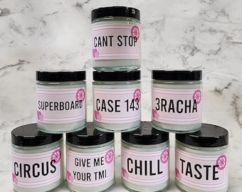 Maxident 8 Piece Candle Set, Stray Kids Candle Set, Kpop Candle Set