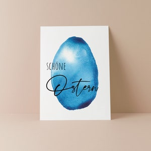 Schöne Ostern Grußkarte, Postkarte, Frohe Ostern, fröhliche Ostern, Feiertage, Ostereier, Osterhase, Ostergrüße