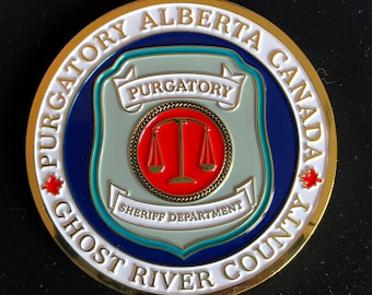Purgatory Sheriff Department Challenge Coin