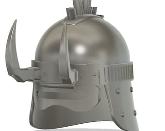 Casco inspirado en Fallout Raider Warlord (solo archivos de impresión 3D)