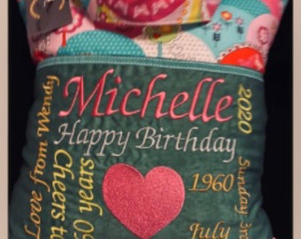 Personalised reading pillow