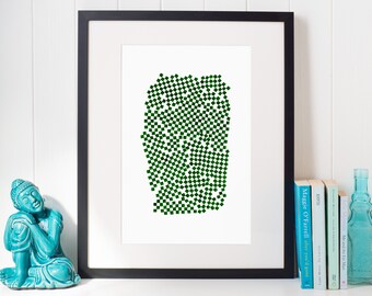 Abstract geometric art | Fine Art Giclee print | Modern wall art | Contemporary drawing