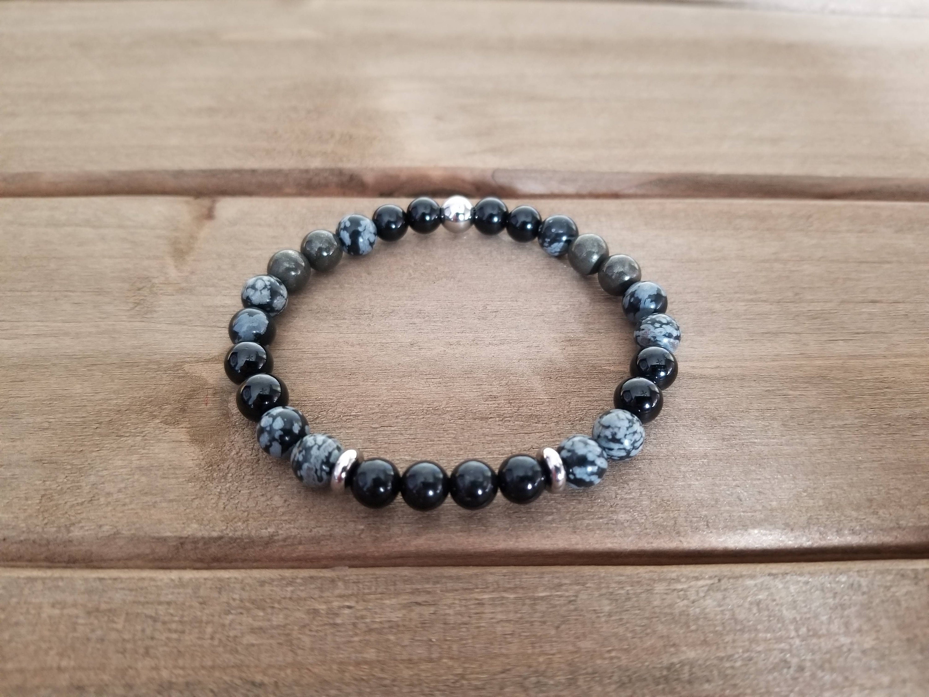 Bracelet de protection EMF 5G Blocage EMF Pierres Etsy