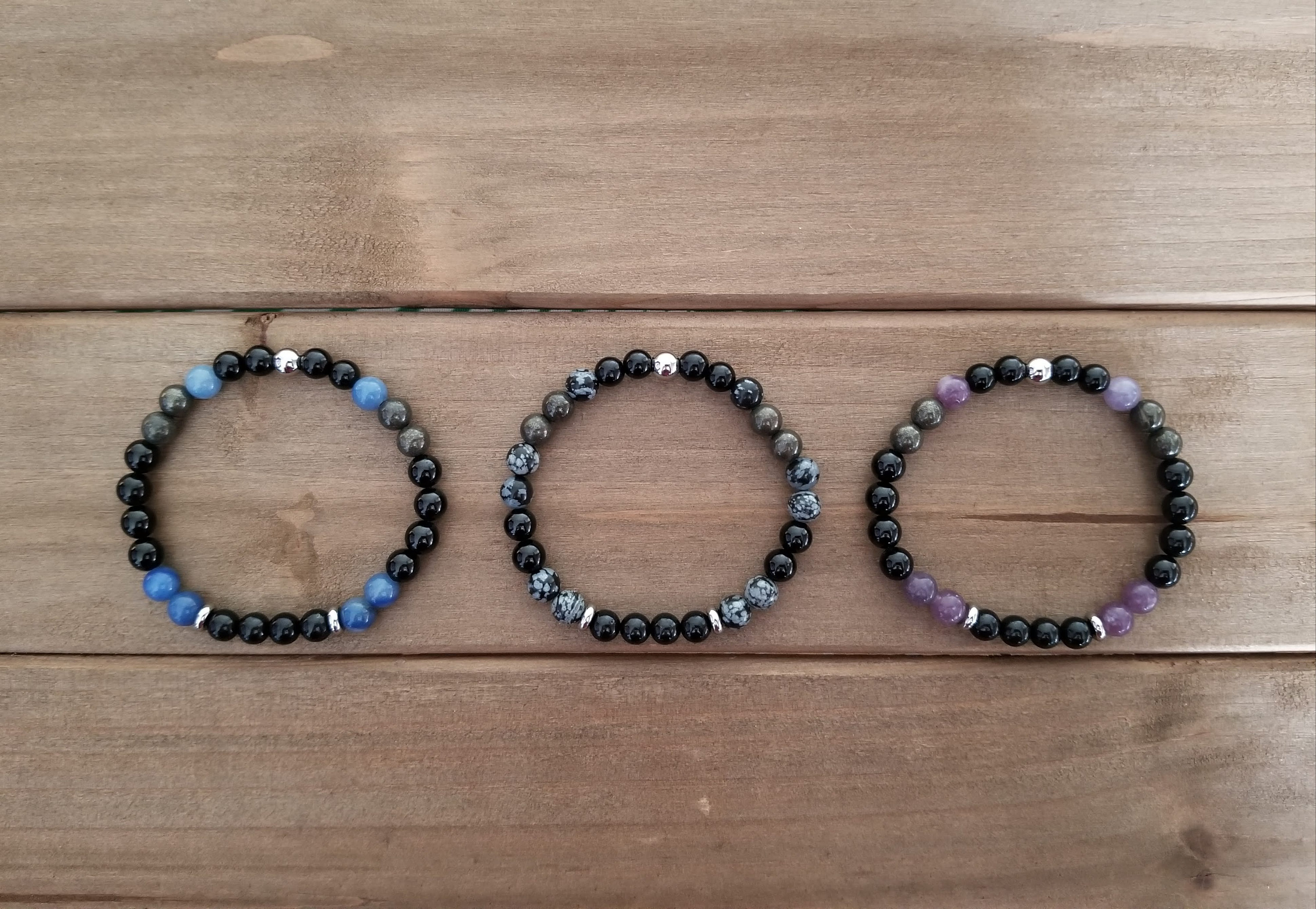 Bracelet de protection EMF 5G Blocage EMF Pierres Etsy