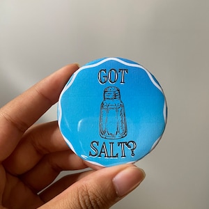 Got salt? Button pin| pots syndrome | dysautonomia