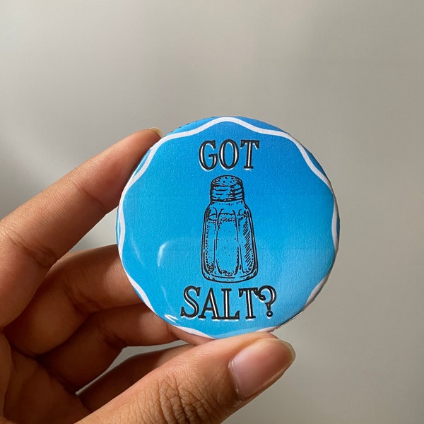 Got salt? Button pin| pots syndrome | dysautonomia