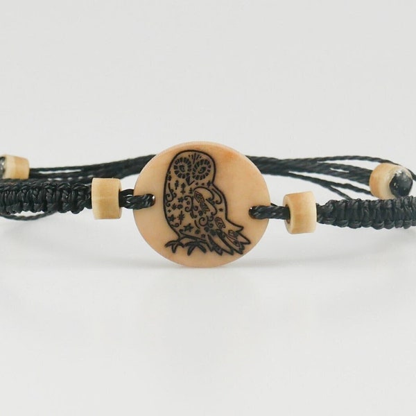 Owl Bracelet, Owl Jewelry, Pura Vida, Vegan Jewelry