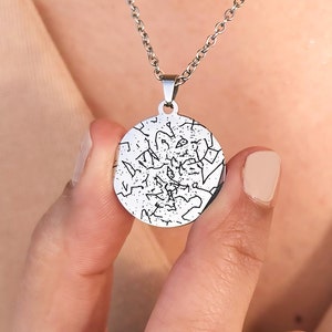 Collier constellation carte des étoiles personnalisé, bijoux personnalisés où tout a commencé ciel nocturne, cadeau pour couple assorti, bijoux sentimentaux