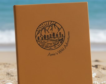 Softcover Personalized Travel Journal, Pocket Adventure Notebook