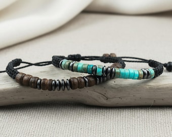 Couples Matching Morse Code Bracelet Set With Free Gift Box