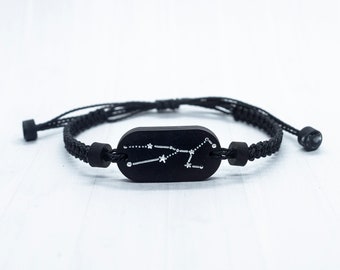 Personalized Taurus Bracelet, Zodiac Bracelet, Constellation Jewelry