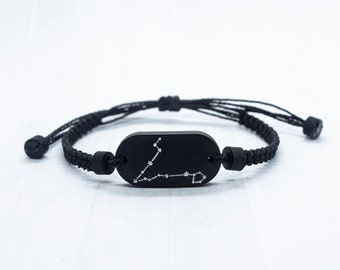 Personalized Pisces Bracelet, Zodiac Bracelet, Constellation Jewelry