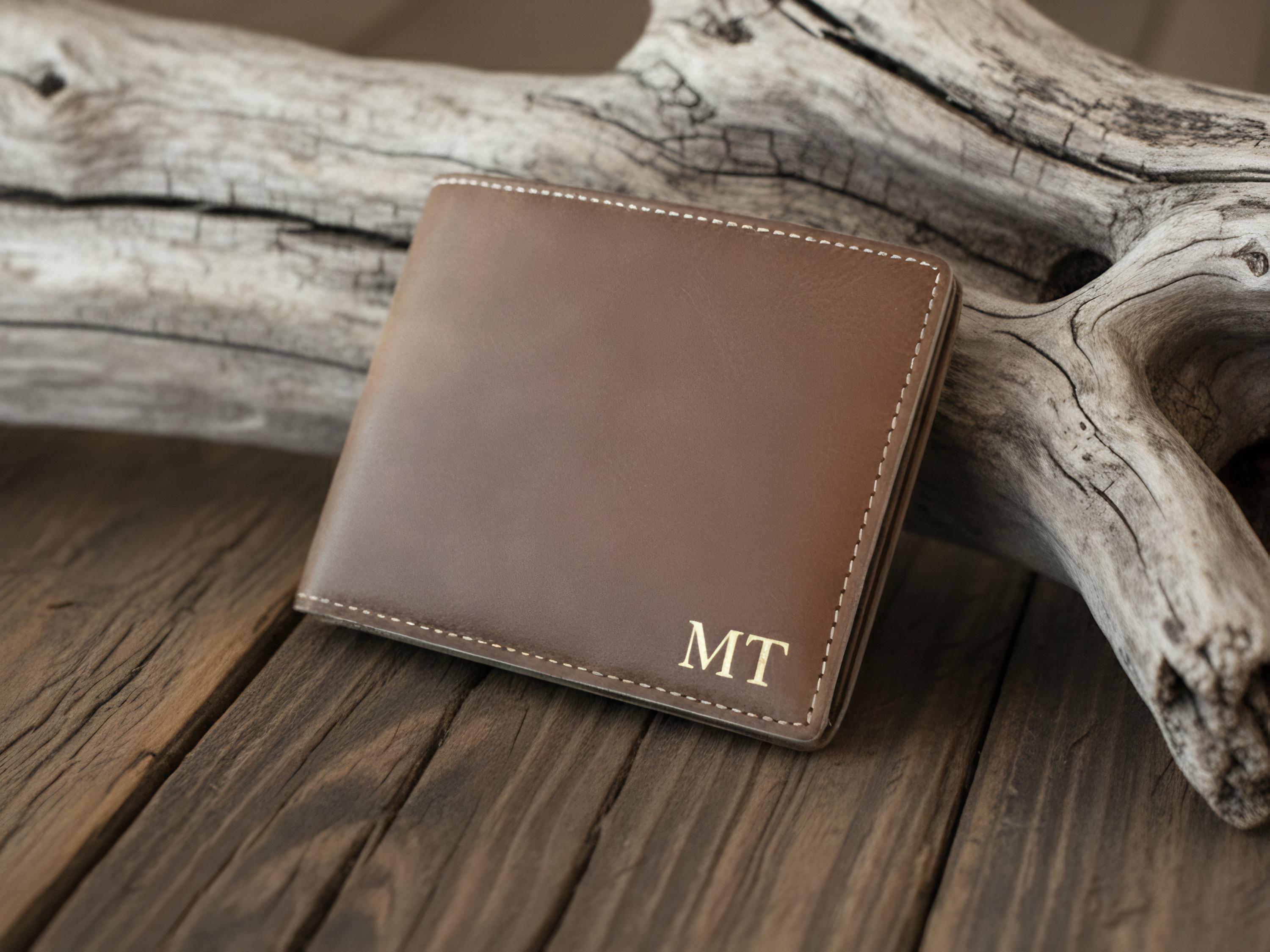 Portefeuille Homme En Cuir Véritable Pomelo Best - Mince, Avec Compartiment à Pièces, Coffret Cadeau