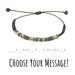 see more listings in the Morse Code Bracelets section
