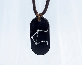 Personalized Libra Necklace, Constellation Necklace, Zodiac Necklace, Celestial Jewelry