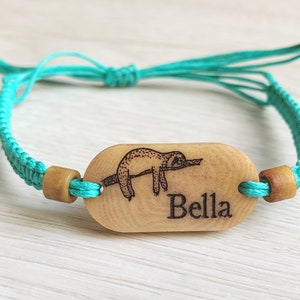 Sloth Gift | Hidden Message Bracelet