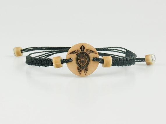 Personalized Turtle Bracelet Sea Turtle Bracelet Pura Vida Vegan Jewelry Etsy