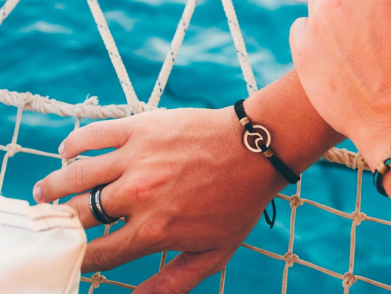 Surfer Bracelet, Beach Jewelry, Summer Bracelet, Nautical Bracelet image 8