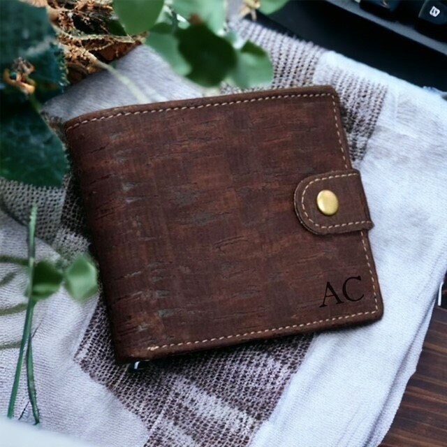 Vegan leather wallet discount