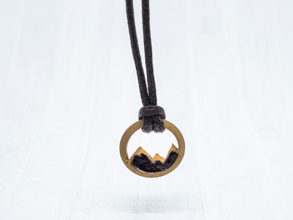 Personalized Mountain Necklace Pura Vida Mountain Jewelry Mens