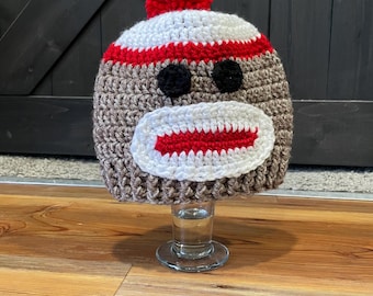 gorro de mono calcetín