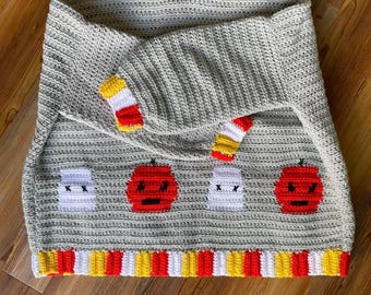 Cárdigan de crochet de otoño