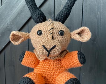 Peluche de Baphomet a crochet: Truco o trato