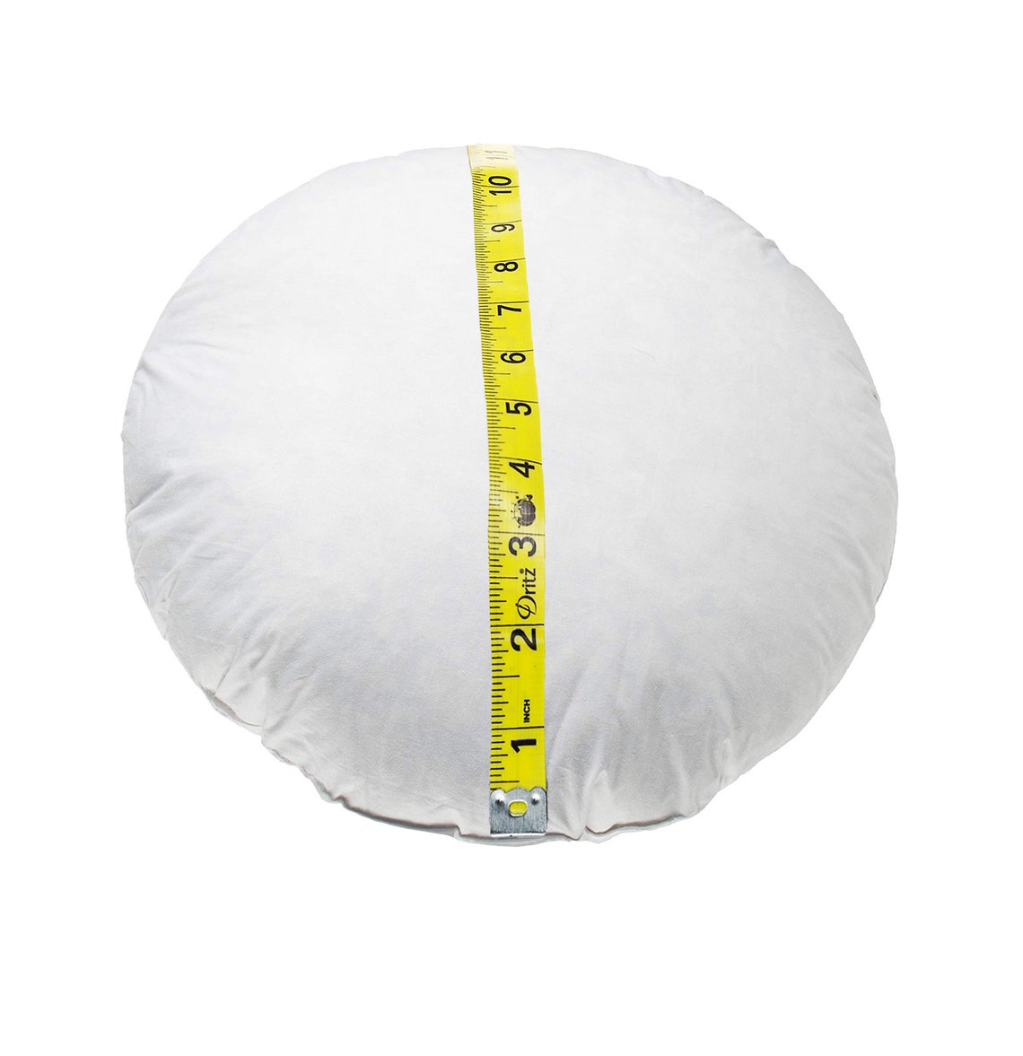 12 Inch Diameter Round Pillow Insert, Sham Stuffer, Filled With 95/5
