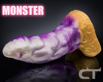 Riesiger Custom Silikondildo "Silva" (Monster-Größe)