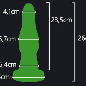 XL Silicone Dildo Rinok with custom colors image 5