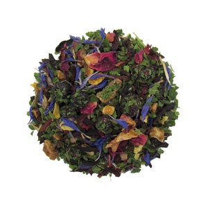Blueberry Detox Tea | Herbal Tea with Organic Nettle and Milk Thistle | Handcrafted Loose Leaf Tea