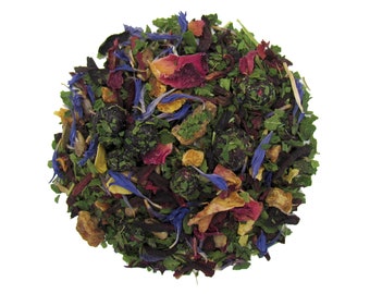 Bulk Tea Blueberry Detox Tea | Herbal Tea with Organic Nettle and Milk Thistle | Handcrafted Loose Leaf Tea