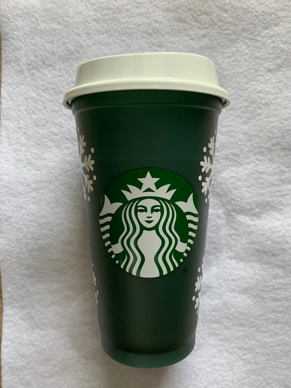 Starbucks Red Cup Day 16oz Reusable 2020 2021, Green Red Color