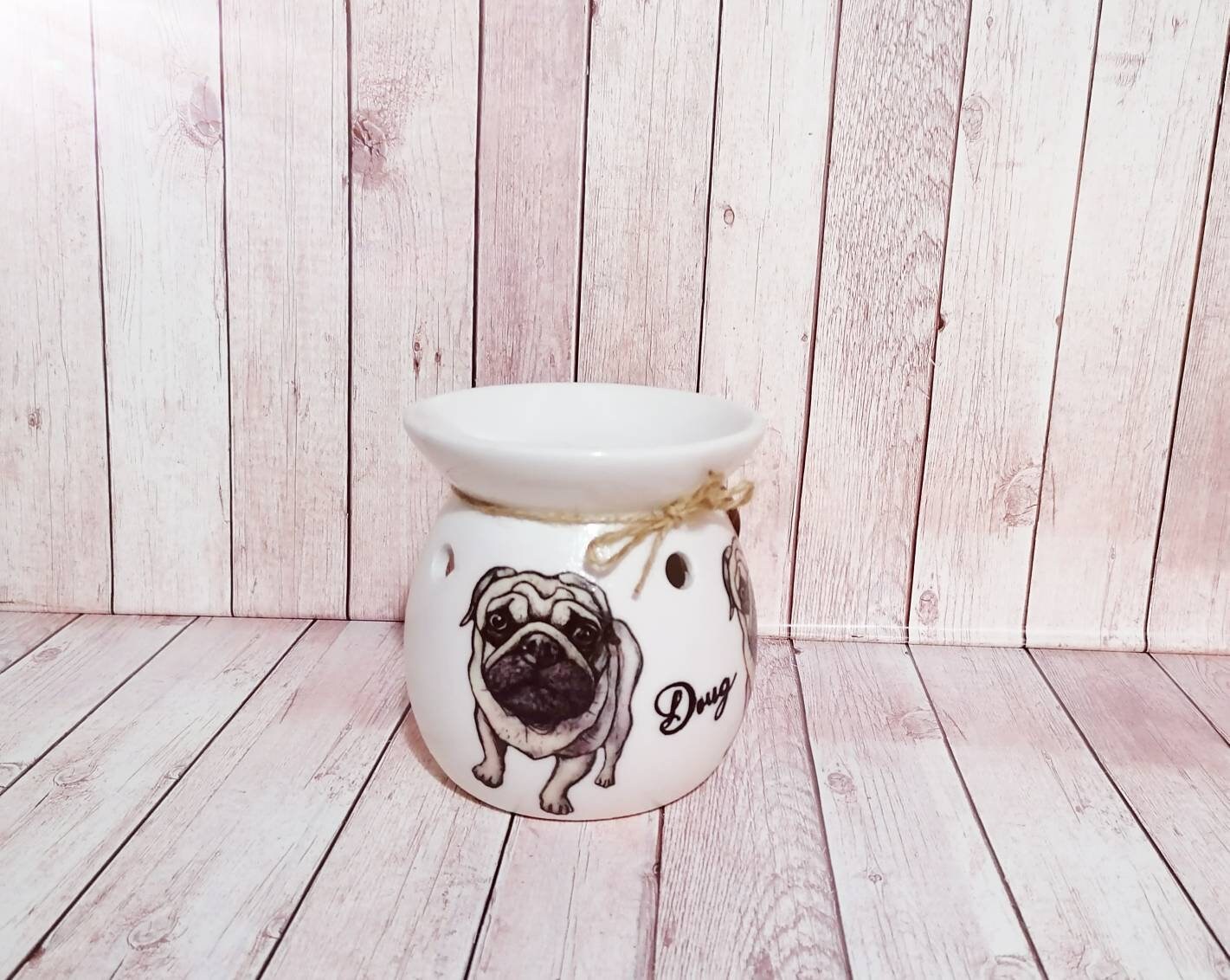 Pug Dog Wax Burner Dogs Wax Warmer Oil Burner Wax Melts Etsy UK