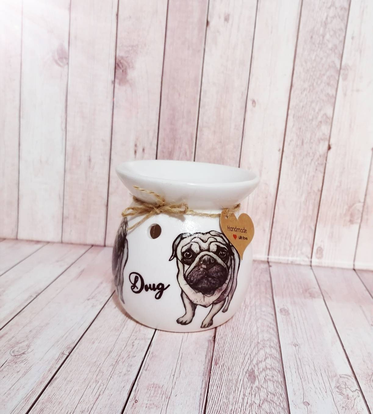 Pug Dog Wax Burner Dogs Wax Warmer Oil Burner Wax Melts Etsy UK