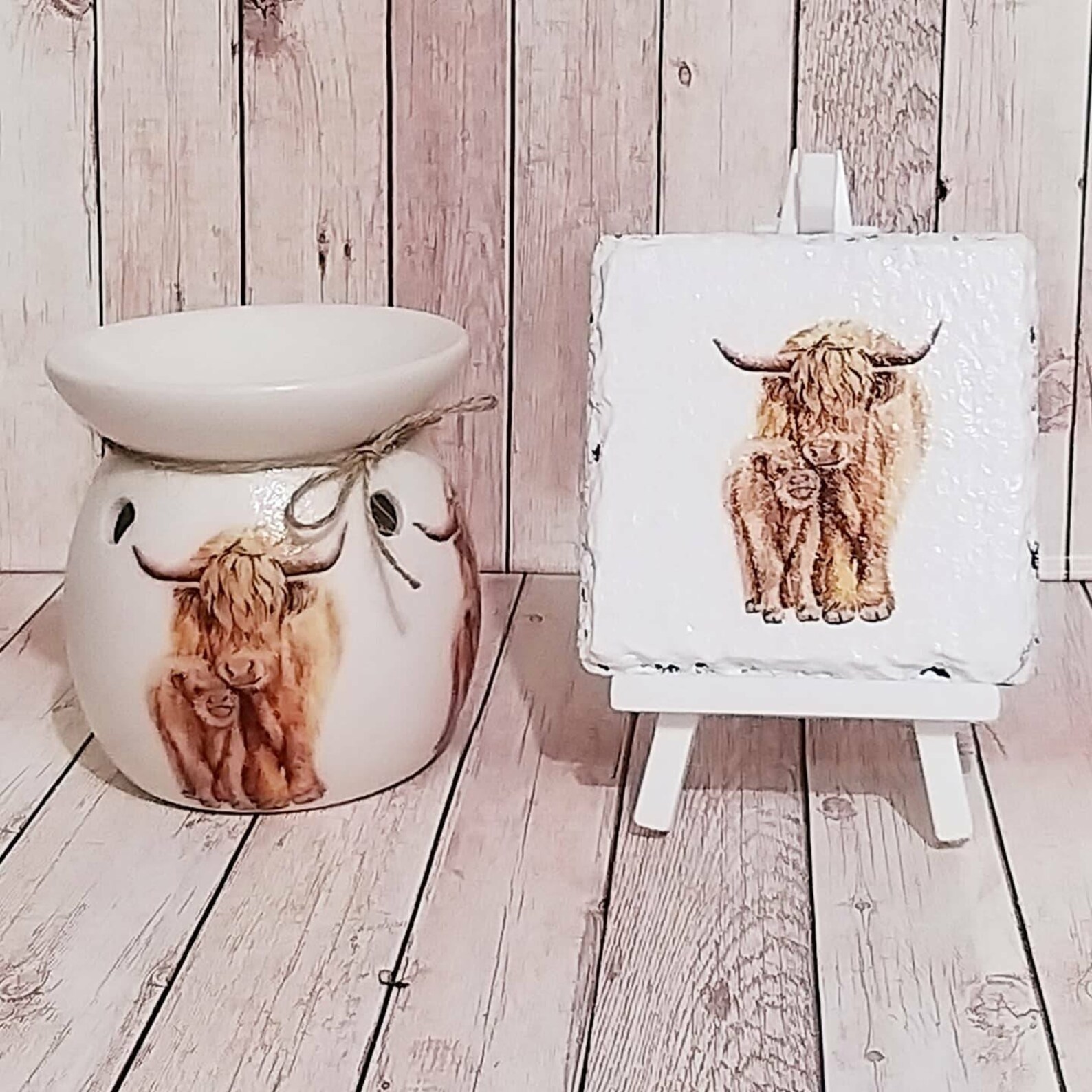 Highland Cow Wax Burner Baby Highland Cow Wax Warmer Oil Etsy UK