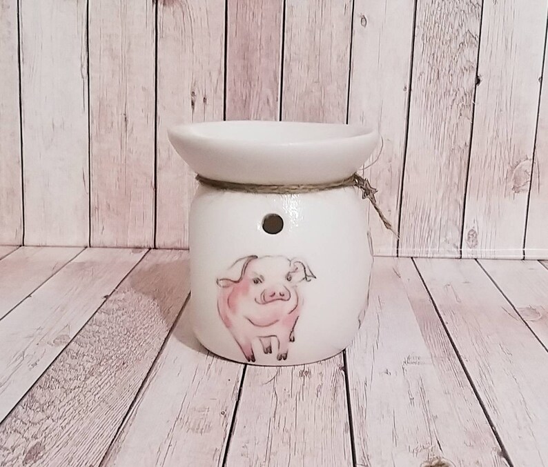 Cute Pig Oil / Wax Burner Piggy Wax Warmer Oil Burner Wax Etsy