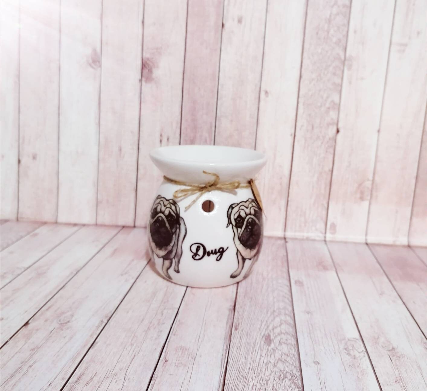 Pug Dog Wax Burner Dogs Wax Warmer Oil Burner Wax Melts Etsy UK