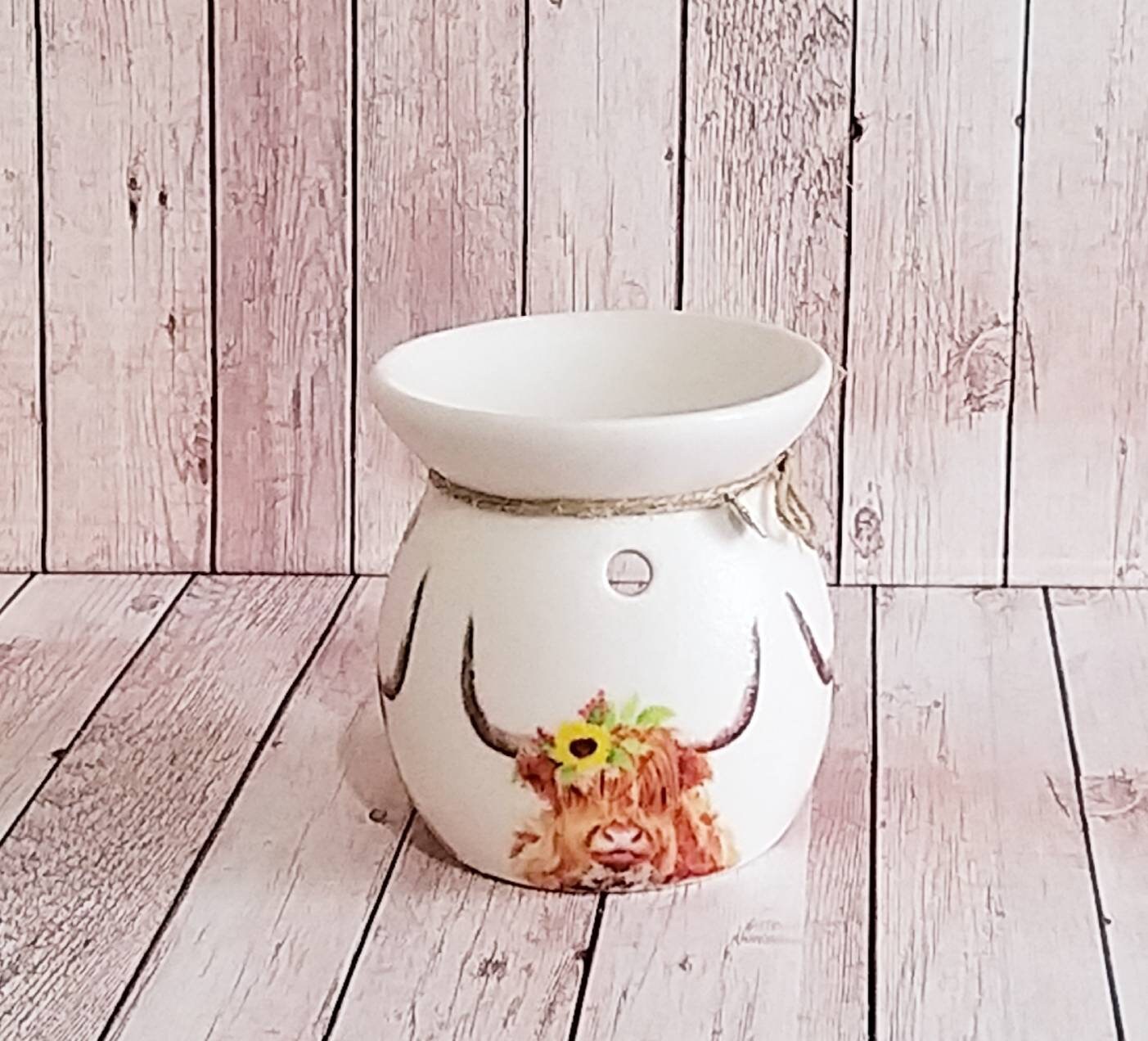 Highland Cow wax burner Wax Warmer Oil Burner Wax Melts Etsy
