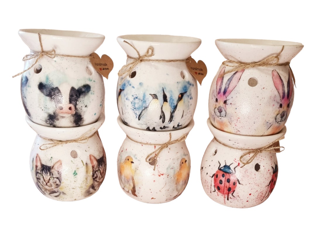 Ceramic Animal Wax Burner, Wax Warmer, Oil Burner for Wax Melts, Gift