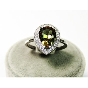 A+++ Rare 100% Color Change  Created Turkish Diaspore 925 Sterling Silver Women Ring All Size