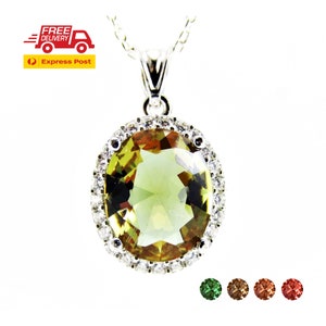 Color Changing,Turkish Diaspore,925 Sterling Silver,Stone Size4 CM *3.5CM,48 Inch Handmade Sultanite,Very Big Necklace Silver Chain,26gr