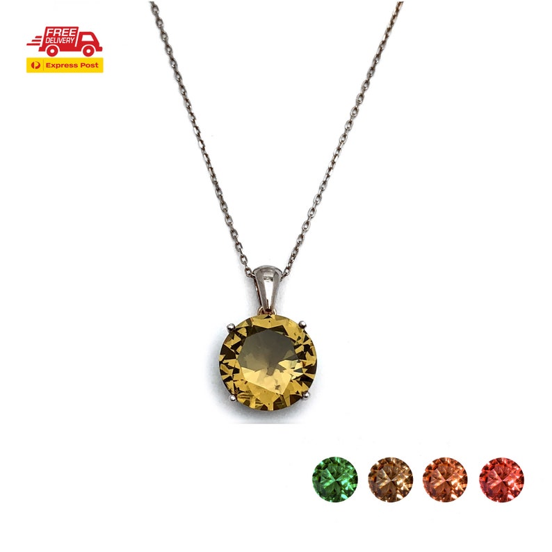 Extremely Rare Amazing Color Changing Turkish Diaspore 925 Sterling Silver pendant Necklace 20Ct