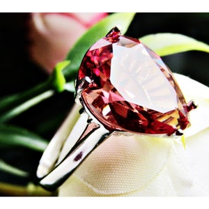 Rare 100% Color Change A+++ Created Turkish Sultanit Diaspore 925 Sterling Silver Women Ring
