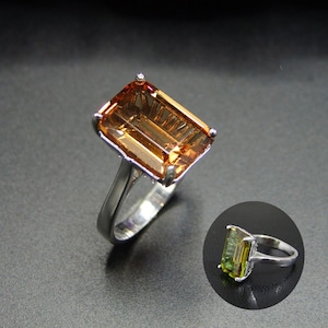 Rare Amazing Color Changing Sultanit Turkish Diaspore 925 Sterling Silver Women Ring, Gift for Her