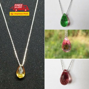 A+++ Amazing 100% Color Change Turkish Diaspore Sultanit 925 Sterling Silver Women pendant Necklace, Gift for Her