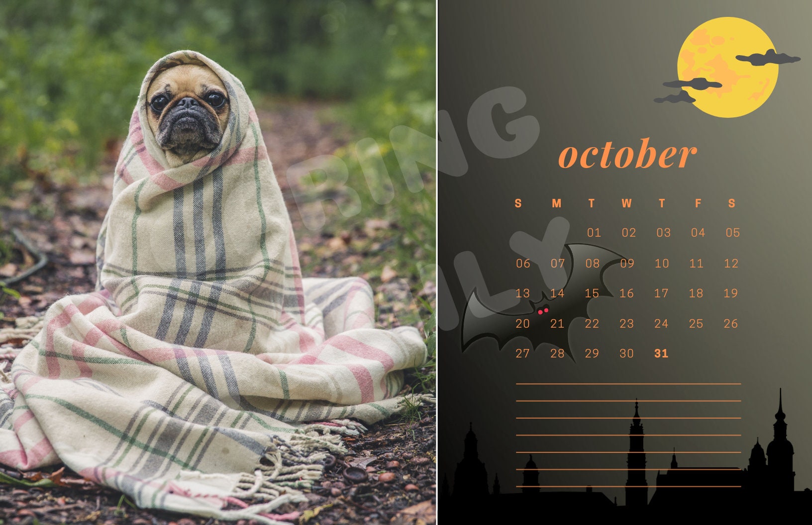 Forever Pet Care Calendarcustomizable and Printablegreat for Etsy UK