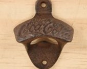 Reproduction Cast Iron Drink Coca Cola Wall Mounted Bottle Opener